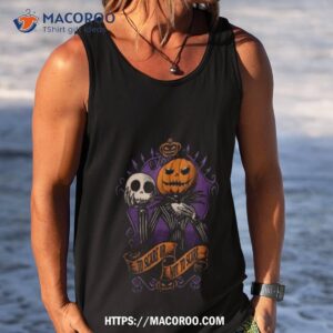 skellington pumpkin to scare or not to scare halloween 2023 shirt tank top