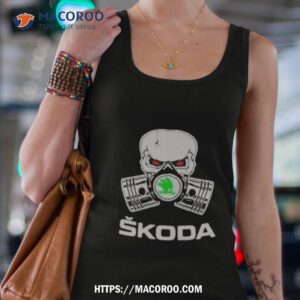 skoda skull shirt tank top 4