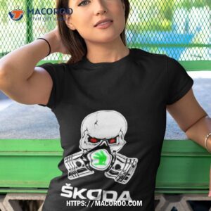 skoda skull shirt tshirt 1