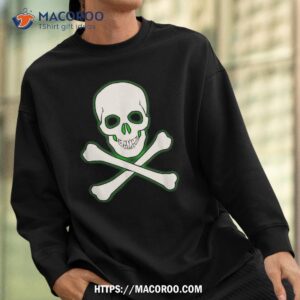 skull amp crossbones jolly roger pirate flag creepy graphic shirt skeleton masks sweatshirt