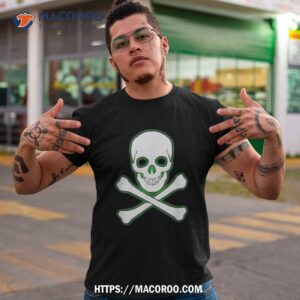 Skull & Crossbones Jolly Roger Pirate Flag Creepy Graphic Shirt, Skeleton Masks