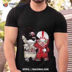 Skull And Joker Nebraska Cornhuskers Halloween Shirt