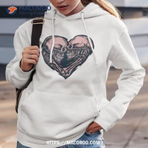Skull Couple Heart Halloween Shirt