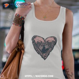 skull couple heart halloween shirt tank top 4