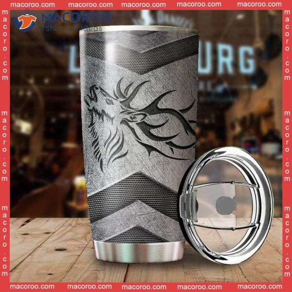 Skull Deer Stainless Steel Tumbler