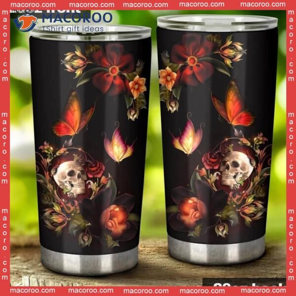 Skull Dreaming Stainless Steel Tumbler