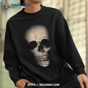 skull face distressed vintage design style for halloween shirt sugar skull pumpkin sweatshirt