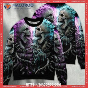 skull flaming ugly christmas sweater best christmas sweaters 2