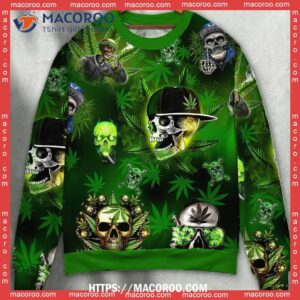 Skull Let’s Get High Ugly Christmas Funny Ugly Sweater