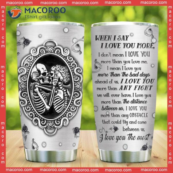Skull Love You Limited Special Stainless Steel Tumbler