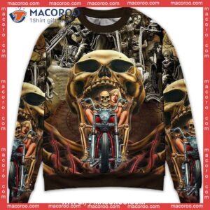 Skull Stay Wild Never Let Them Tame You Sweater Ugly Christmas, Marvel Christmas Sweater