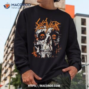 slayer amp acirc amp 128 amp 147 graphic halloween skull shirt halloween skull sweatshirt