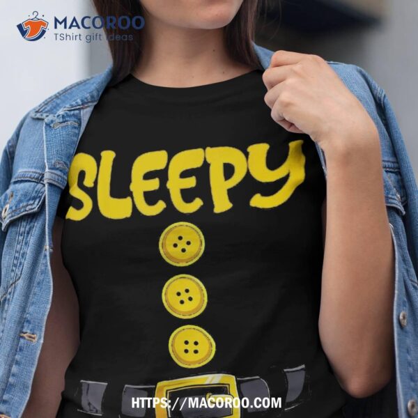 Sleepy Dwarf Halloween Costume Funny Gift Idea Shirt, Best Halloween Gifts For Adults
