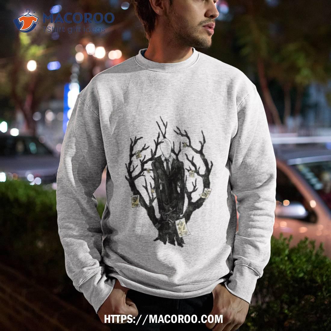 Slenderman Iii Fitted Halloween Shirt Slenderman Iii Fitted Halloween Shirt