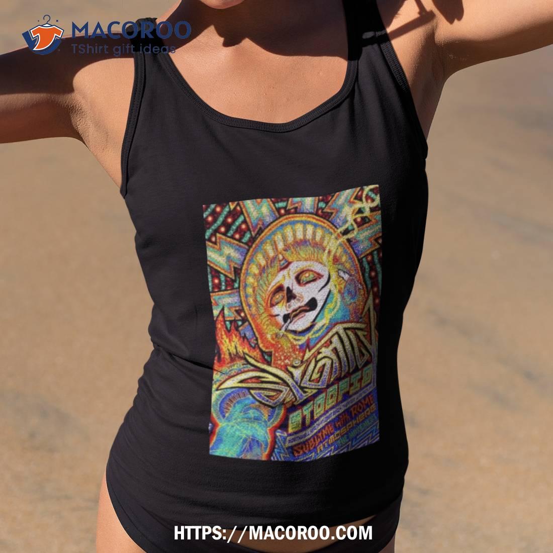 Slightly Stoopid, Sublime With Rome & Atmosphere Jones Beach Theater Wantagh, Ny Aug 26, 2023 Poster Shirt Slightly Stoopid, Sublime With Rome & Atmosphere Jones Beach Theater Wantagh, Ny Aug 26, 2023 Poster Shirt