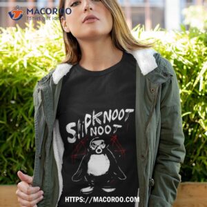 Slipknoot Noot Penguin Death Metal Goth Hard Rock Shirt