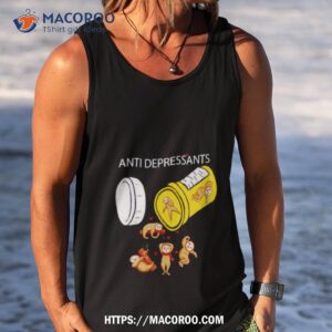 sloths anti depressants shirt tank top