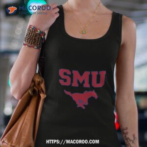 smu blue logo amp red peruna shirt tank top 4