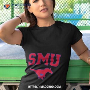 smu blue logo amp red peruna shirt tshirt 1