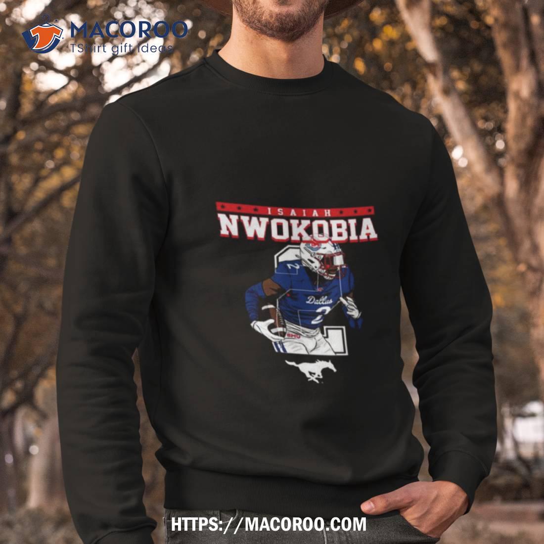Smu Mustangs Isaiah Nwokobia 2023 Ncaa Football Shirt Smu Mustangs Isaiah Nwokobia 2023 Ncaa Football Shirt