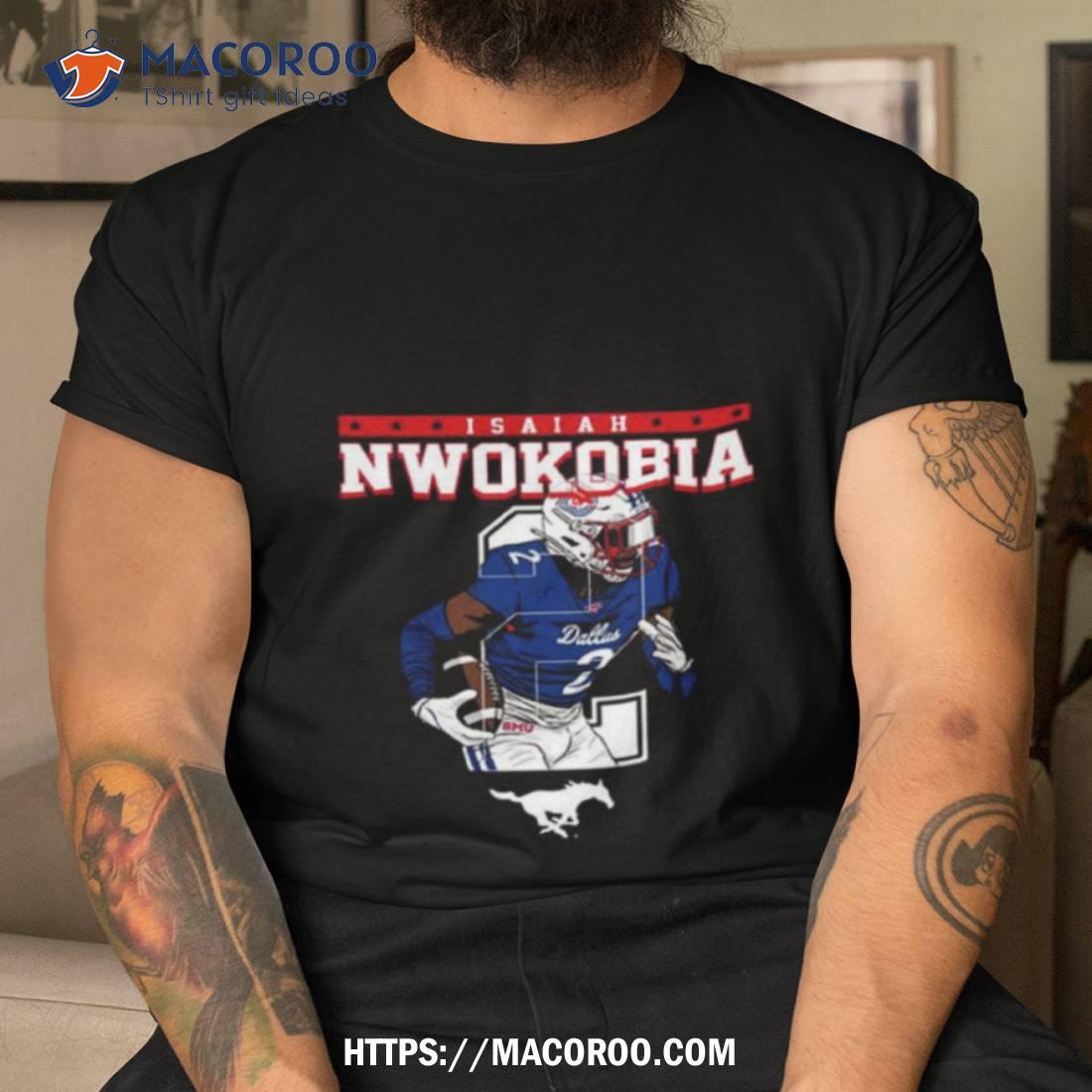 Smu Mustangs Isaiah Nwokobia 2023 Ncaa Football Shirt Smu Mustangs Isaiah Nwokobia 2023 Ncaa Football Shirt