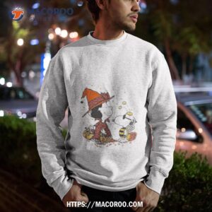 snoopy and charlie dress up to get candy halloween 2023 shirt sweatshirt