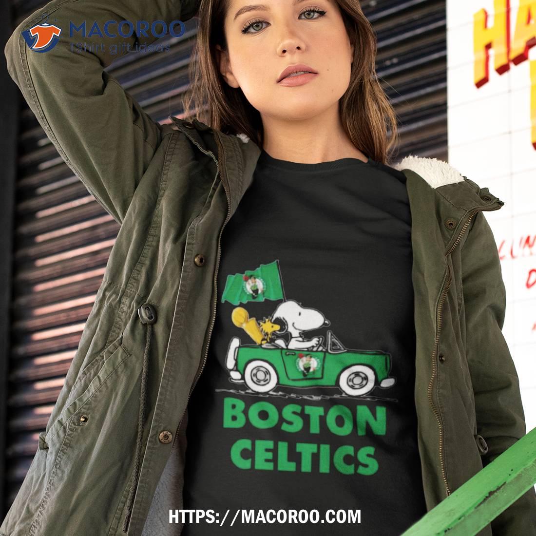 Boston Celtics Basketball Snoopy Celtics Shirt