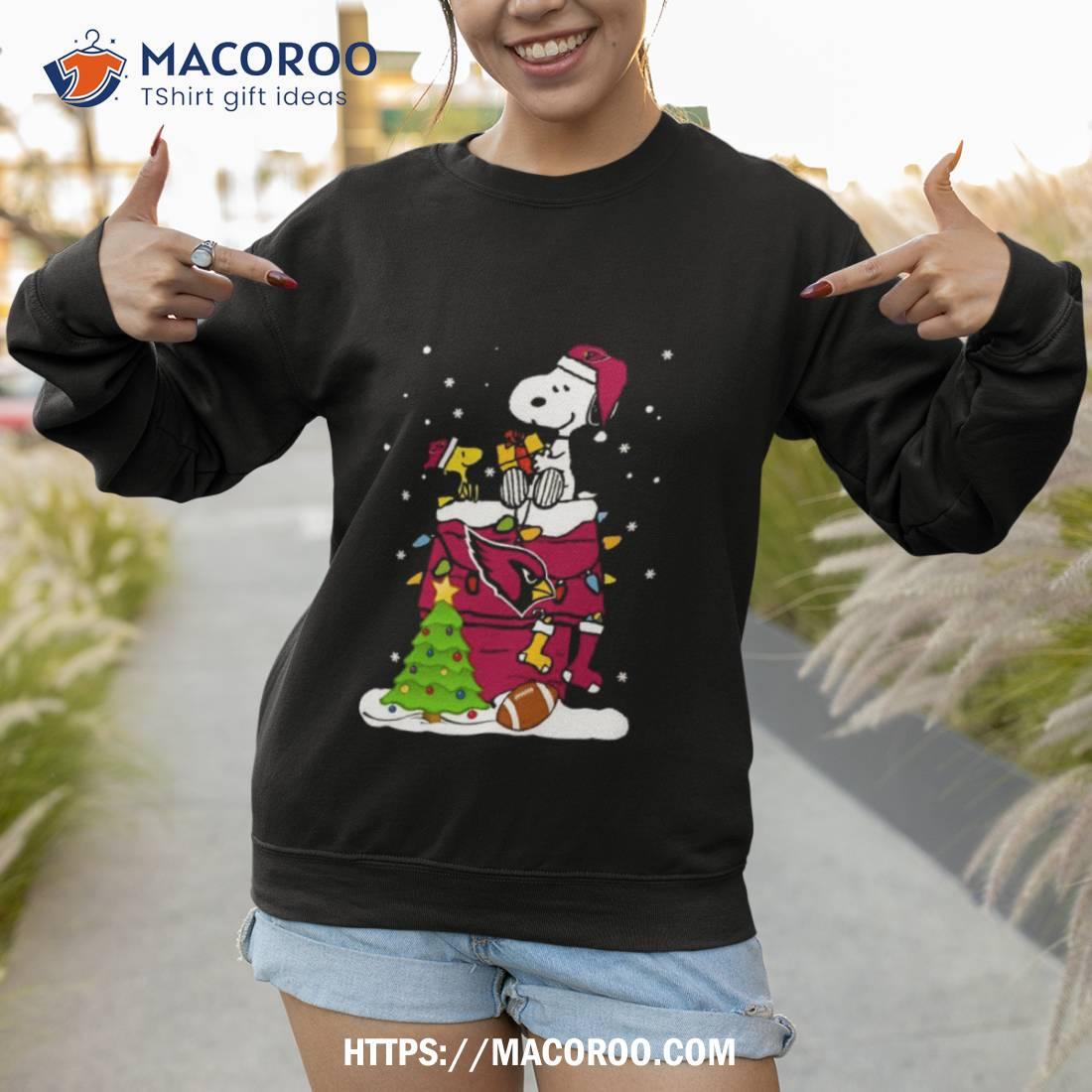 Christmas Snoopy Arizona Cardinals Shirt, hoodie, sweater and long sleeve