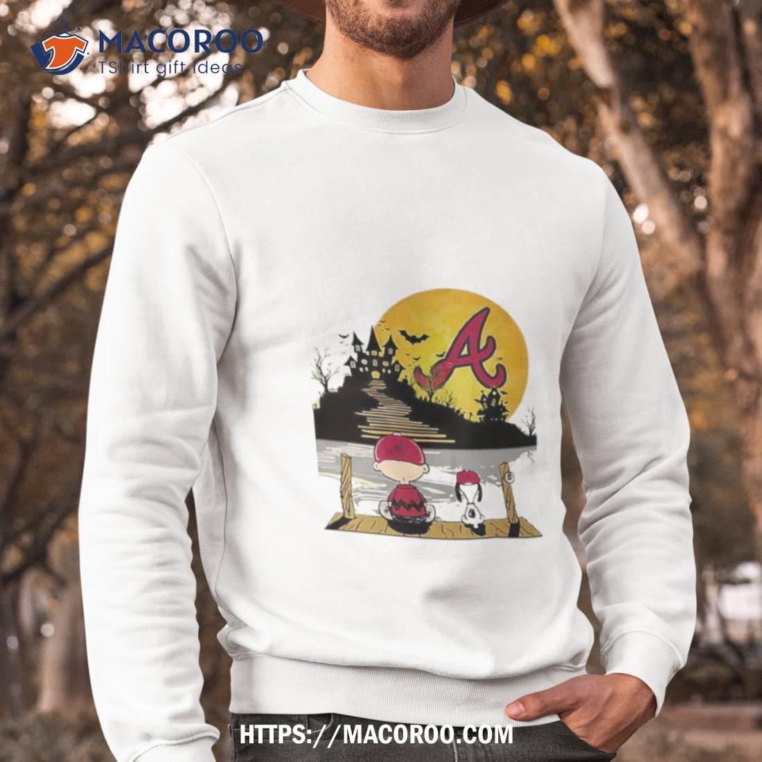 Atlanta Braves Snoopy Peanuts Christmas Shirt Hoodie Sweater