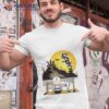 Snoopy Charlie Brown Sit Under Moon Chicago White Sox Halloween Shirt