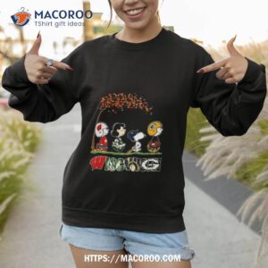 Snoopy Peanuts Loves Fall And Wisconsin Green Bay Packers Milwaukee Bucks Brewers Shirt 2 snoopy peanuts loves fall and wisconsin green bay packers milwaukee bucks brewers shirt sweatshirt 1