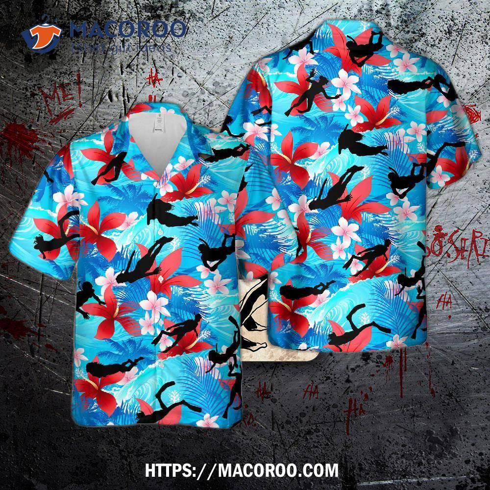 Snorkeling Hawaiian Shirt Snorkeling Hawaiian Shirt