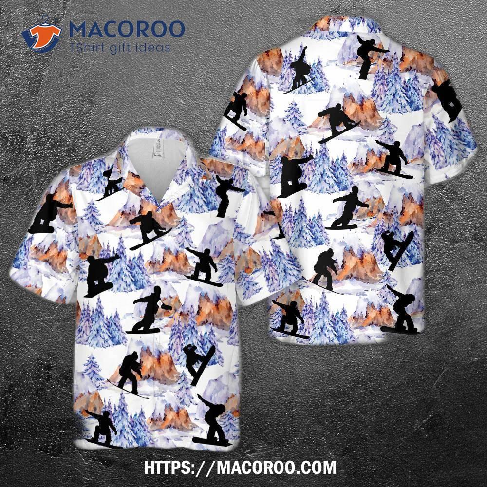 Snowboarder Hawaiian Shirt Snowboarder Hawaiian Shirt