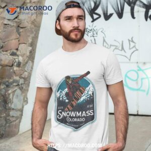 Snowmass Colorado Snowboarding Shirt