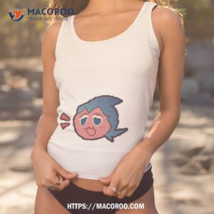 sorbet shark pixel art sorbet shark cookie shirt tank top 1