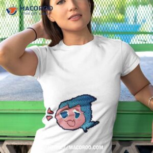 sorbet shark pixel art sorbet shark cookie shirt tshirt 1