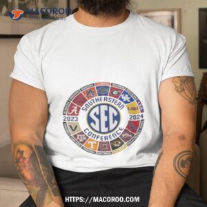 southeastern conference sec football all team logo 2023 2024 shirt tshirt