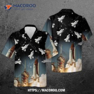 Space Shuttle Challenger Hawaiian Shirt