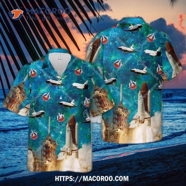 Space Shuttle Columbia Hawaiian Shirt