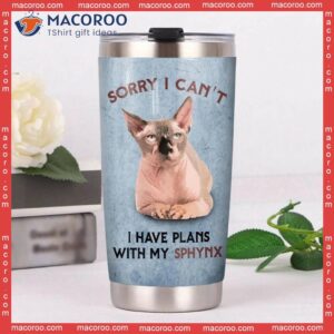 Sphynx Cat Stainless Steel Tumbler