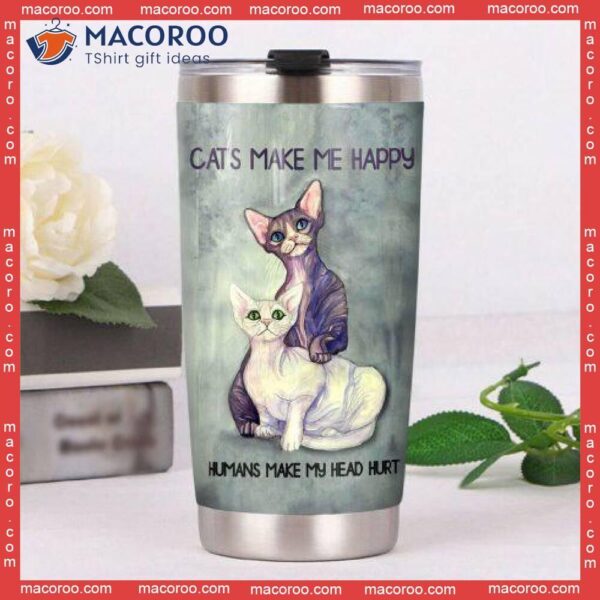 Sphynx Cat Stainless Steel Tumbler