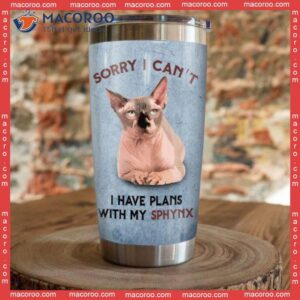 Sphynx Cat Stainless Steel Tumbler