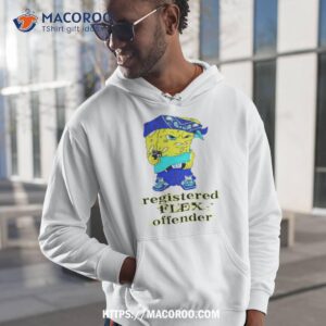 Spongebob Registered Flex Offender Shirt 1 spongebob registered flex offender shirt hoodie 1