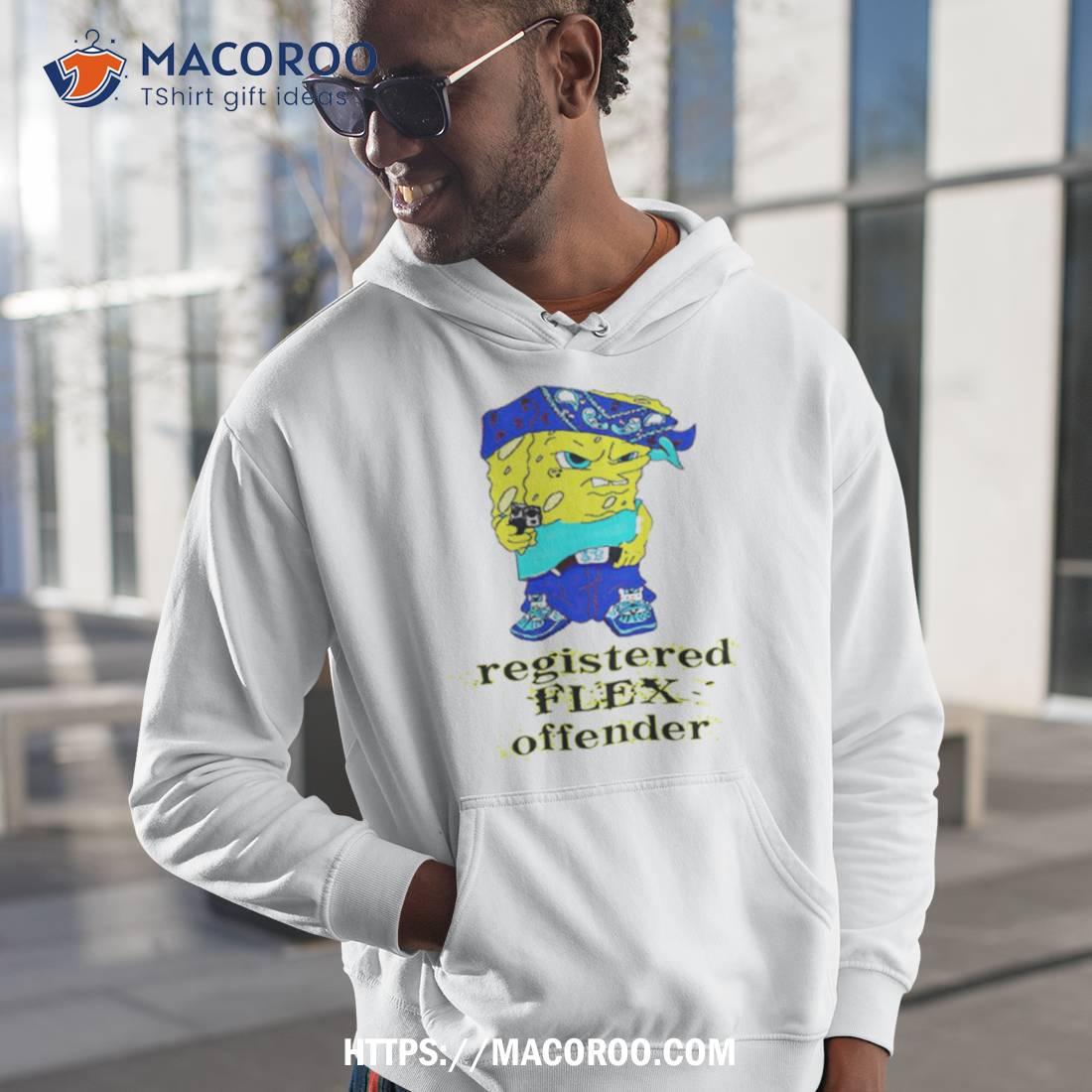 Spongebob Registered Flex Offender Shirt Spongebob Registered Flex Offender Shirt