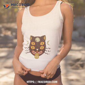 spooky cat halloween shirt tank top 1