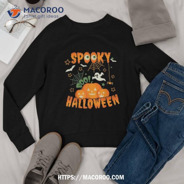 Spooky Halloween Boo T Shirt Costumes Pumpkins
