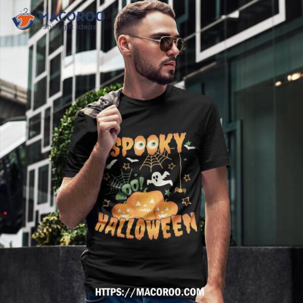 Spooky Halloween Boo T Shirt Costumes Pumpkins