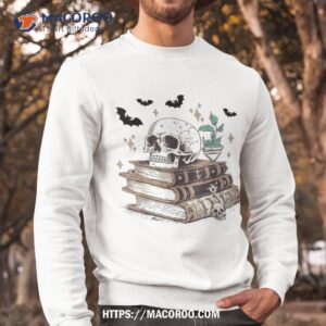 spooky spell books epinasty halloween book lovers shirt halloween gift sweatshirt