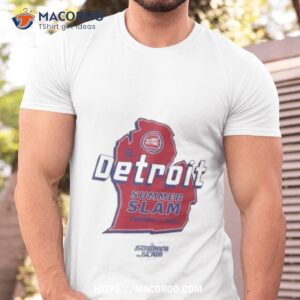 Sportiqe Summerslam 2023 X Detroit Pistons Shirt