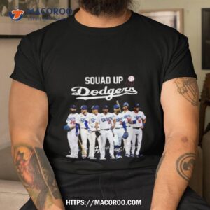 Squad Up Dodgers Signature Shirt